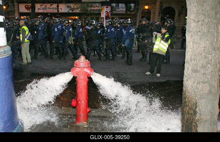 Újabb zavargások Budapesten-stock-foto