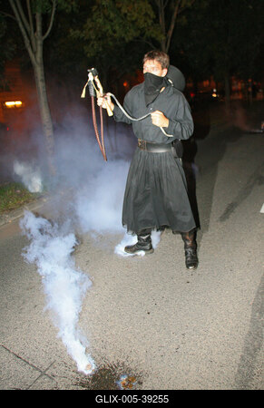 Újabb zavargások Budapesten-stock-foto