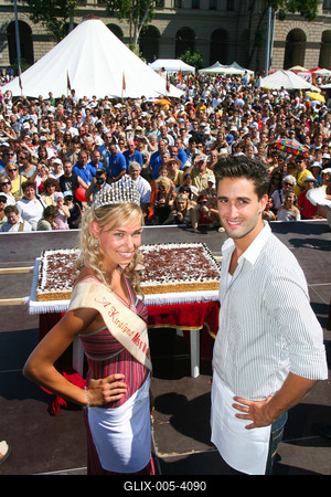 Augusztus huszadika a Kossuth téren-stock-foto