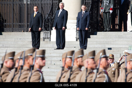 Augusztus 20-i ünnepségek Budapesten-stock-foto