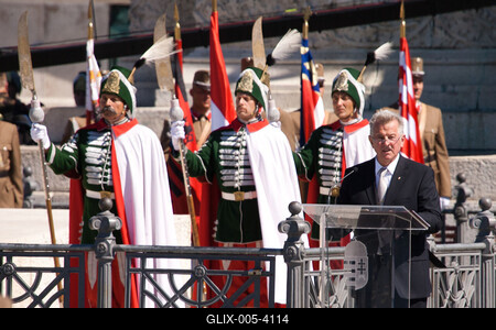 Augusztus 20-i ünnepségek Budapesten-stock-foto