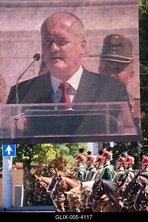 Augusztus 20-i ünnepségek Budapesten-stock-foto