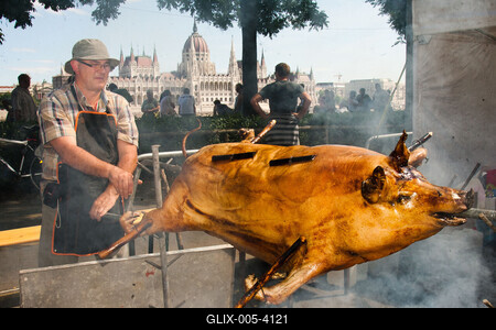Augusztus 20-i ünnepségek Budapesten-stock-foto
