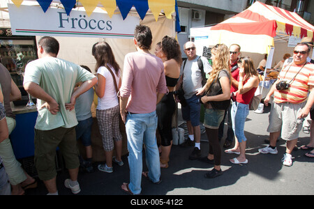 Augusztus 20-i ünnepségek Budapesten-stock-foto