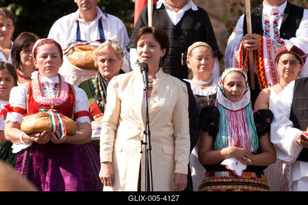 Augusztus 20-i ünnepségek Budapesten-stock-foto