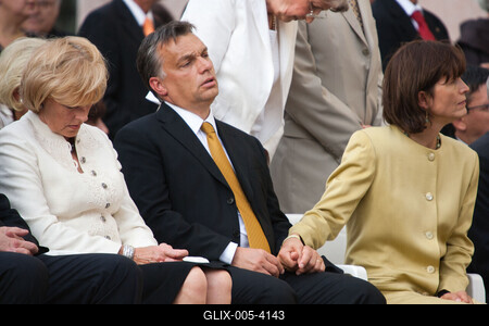 Augusztus 20-i ünnepségek Budapesten-stock-foto