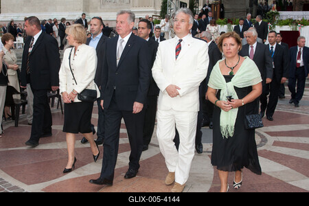 Augusztus 20-i ünnepségek Budapesten-stock-foto