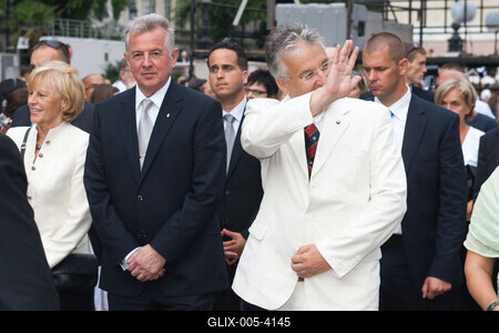 Augusztus 20-i ünnepségek Budapesten-stock-foto