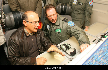 AWACS repülőgép teszteli az új légiirányító rendszert Kecskeméten-stock-foto