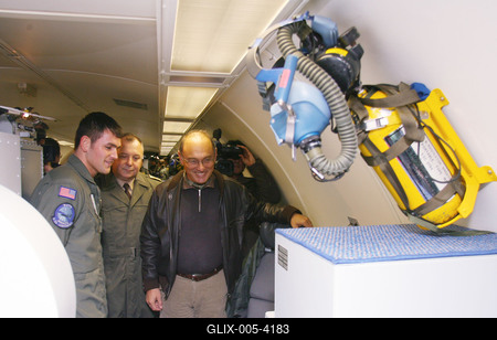AWACS repülőgép teszteli az új légiirányító rendszert Kecskeméten-stock-foto