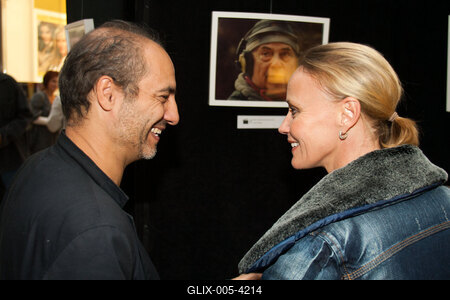 Bacsó Péter emlékkiállítás-stock-foto