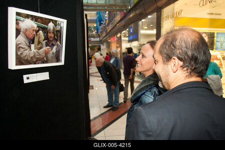 Bacsó Péter emlékkiállítás-stock-foto