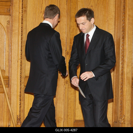 Sajtótájékoztató a miniszterelnök jelölt személyéről-stock-foto