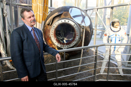 Ötven éves az űrkorszak - kiállítás a Közlekedési Múzeumban-stock-foto