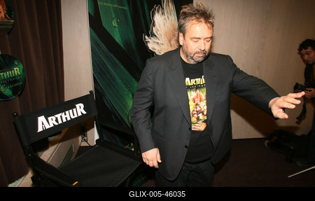 Luc Besson Budapesten-stock-foto