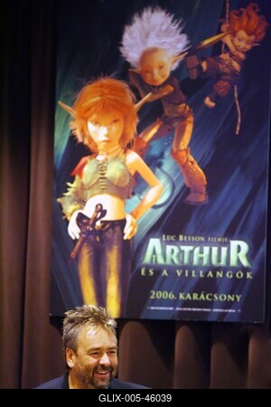 Luc Besson Budapesten-stock-foto