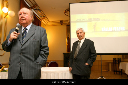 Kállai Ferenc kapta a Maecenas-díjat-stock-foto