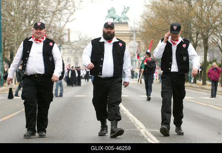 Új tagokkal bővült a Magyar Gárda-stock-foto