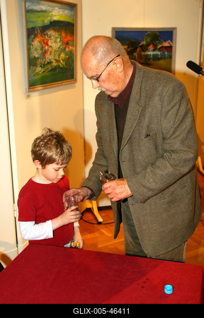 Rajzok és írások – Makovecz Imre könyvbemutatója-stock-foto