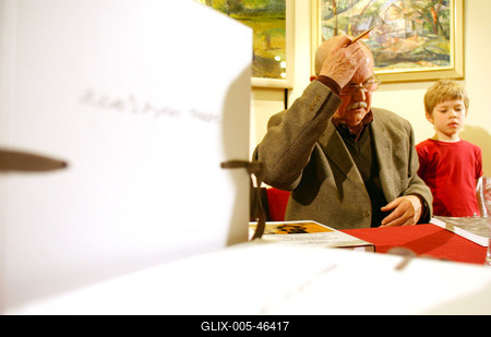 Rajzok és írások – Makovecz Imre könyvbemutatója-stock-foto