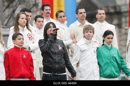 Március 15. - Ünnepségek és rendzavarás a Nemzeti Ünnepen-stock-foto