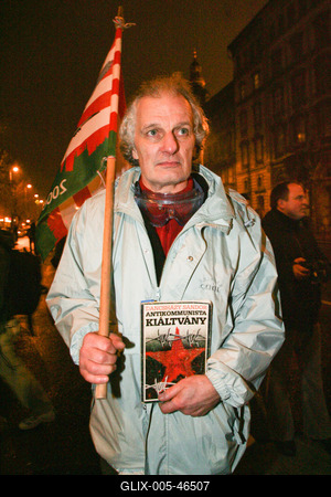 Március 15. - Ünnepségek és rendzavarás a Nemzeti Ünnepen-stock-foto