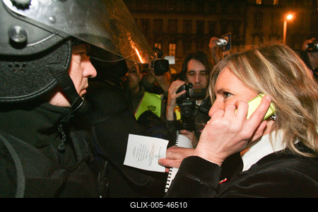 Március 15. - Ünnepségek és rendzavarás a Nemzeti Ünnepen-stock-foto