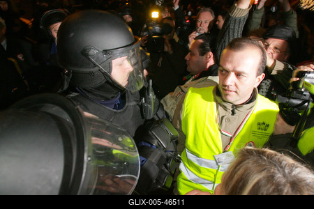 Március 15. - Ünnepségek és rendzavarás a Nemzeti Ünnepen-stock-foto