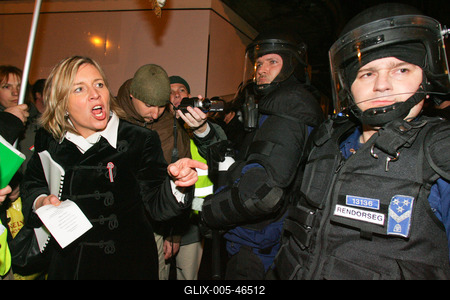 Március 15. - Ünnepségek és rendzavarás a Nemzeti Ünnepen-stock-foto