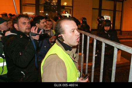 Március 15. - Ünnepségek és rendzavarás a Nemzeti Ünnepen-stock-foto