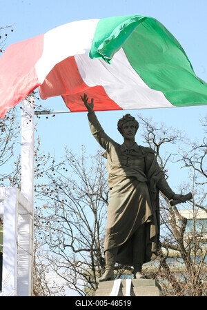 Az MSZP március 15.-ei rendezvénye a Pilvaxnál-stock-foto