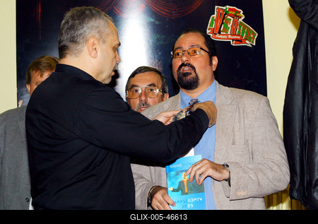 Markos György és Nádas György-stock-foto