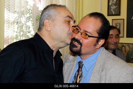 Markos György és Nádas György-stock-foto