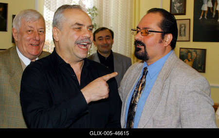 Markos György és Nádas György-stock-foto