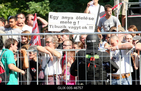 Meleg Méltóság Menete-stock-foto