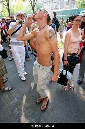 Meleg Méltóság Menete-stock-foto