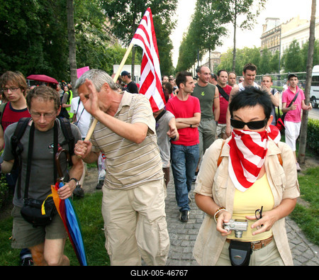 Meleg Méltóság Menete-stock-foto