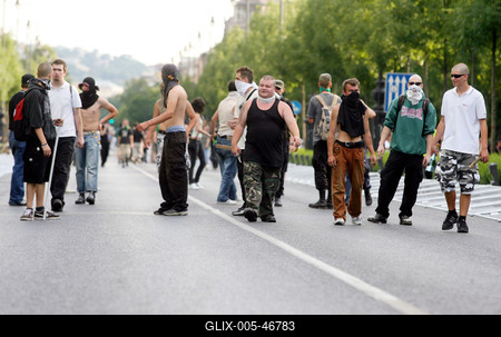 Meleg Méltóság Menete-stock-foto