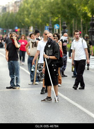 Meleg Méltóság Menete-stock-foto