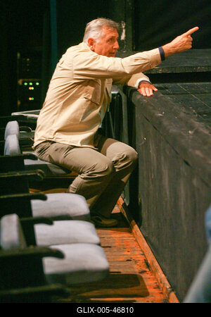 Jirí Menzel az Új Színházban próbál-stock-foto