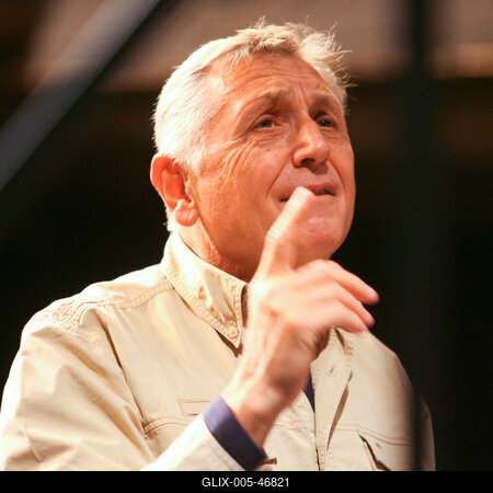 Jirí Menzel az Új Színházban próbál-stock-foto