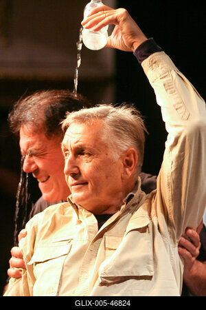 Jirí Menzel az Új Színházban próbál-stock-foto