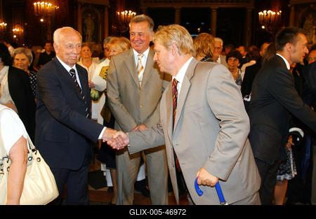 Szentmise a Szent István bazilikában-stock-foto