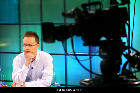 Politikus a Mokkában-stock-foto