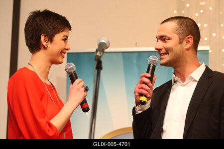 Csillag születik sajtótájékoztató-stock-foto