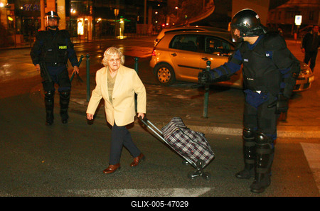 Molotovval ünnepelt a Magyar Önvédelmi Mozgalom-stock-foto