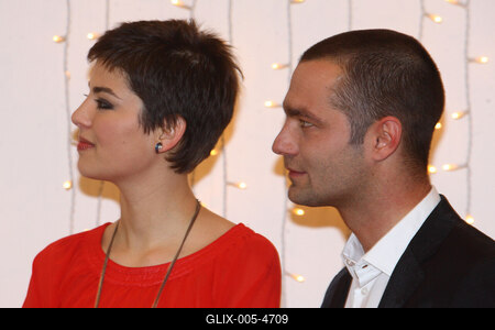 Csillag születik sajtótájékoztató-stock-foto