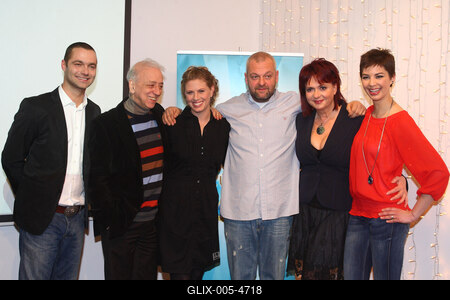 Csillag születik sajtótájékoztató-stock-foto