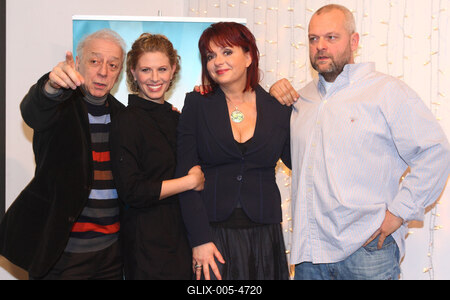 Csillag születik sajtótájékoztató-stock-foto