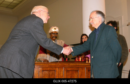 Kempelen Farkas sakkautomatája a Műcsarnokban-stock-foto